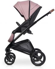 Дитячий візочок 2 в 1 Riko XD Black Edition 03 Energy Pink